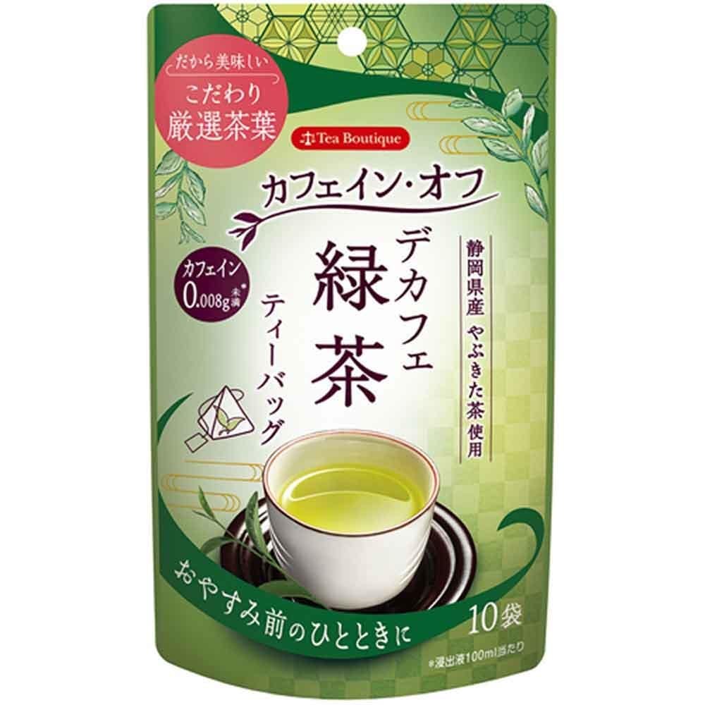 ティーブティック 【3袋】デカフェ 緑茶