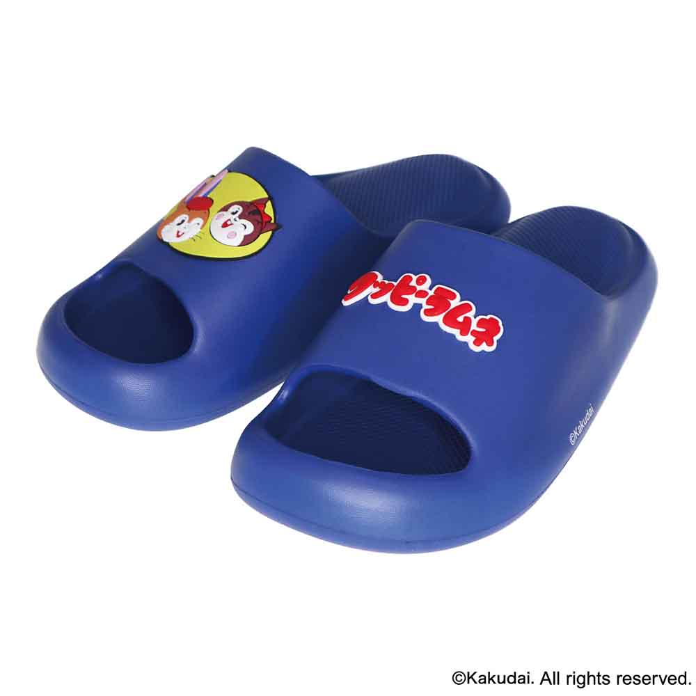 クッピーラムネ クッピーラムネ BIGワッペンサンダル レディース SY-13073 ブルーLサイズ