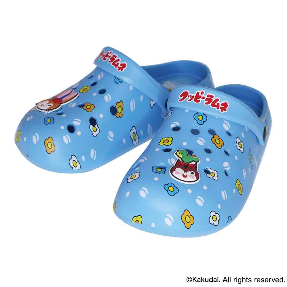 クッピーラムネ クッピーラムネ マスコット付きポコポコタウンサンダル レディース SY-13074 ブルーMサイズ