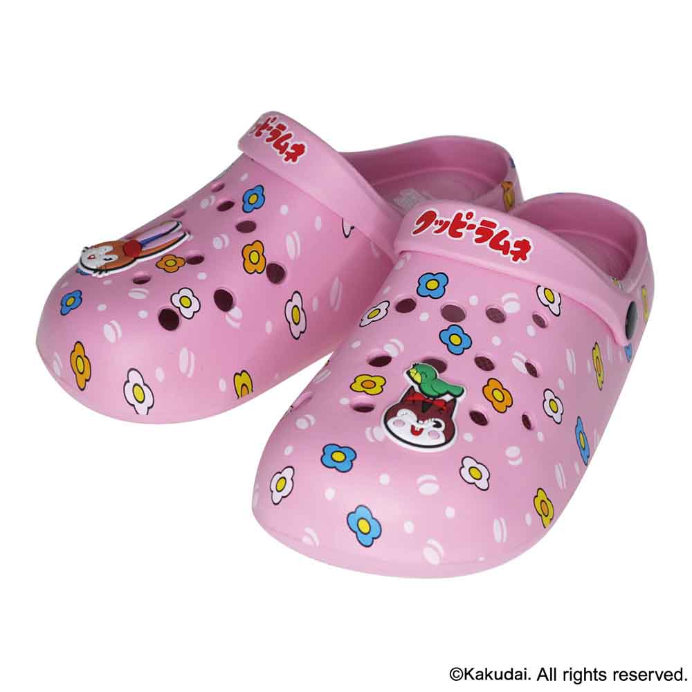 クッピーラムネ クッピーラムネ マスコット付きポコポコタウンサンダル レディース SY-13074 ピンクMサイズ