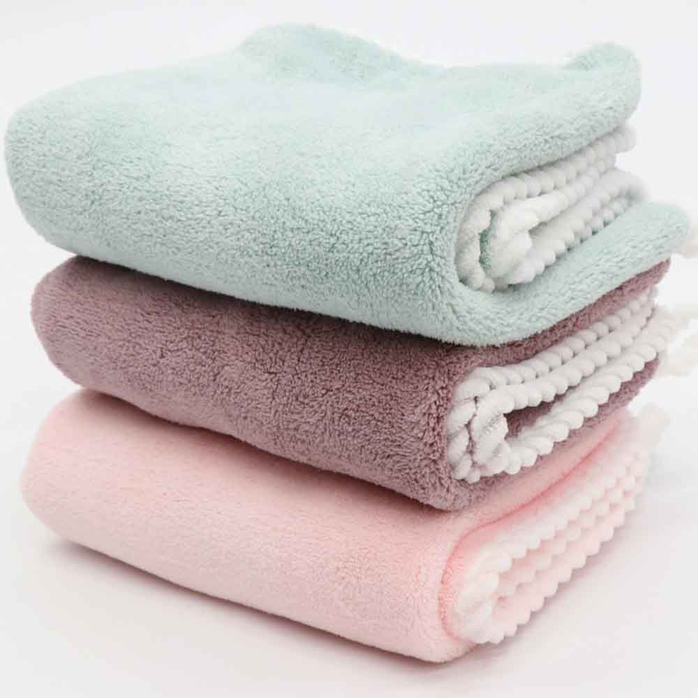 sofleBeauty マイクロファイバーフェイスタオル3P HDL-1168
