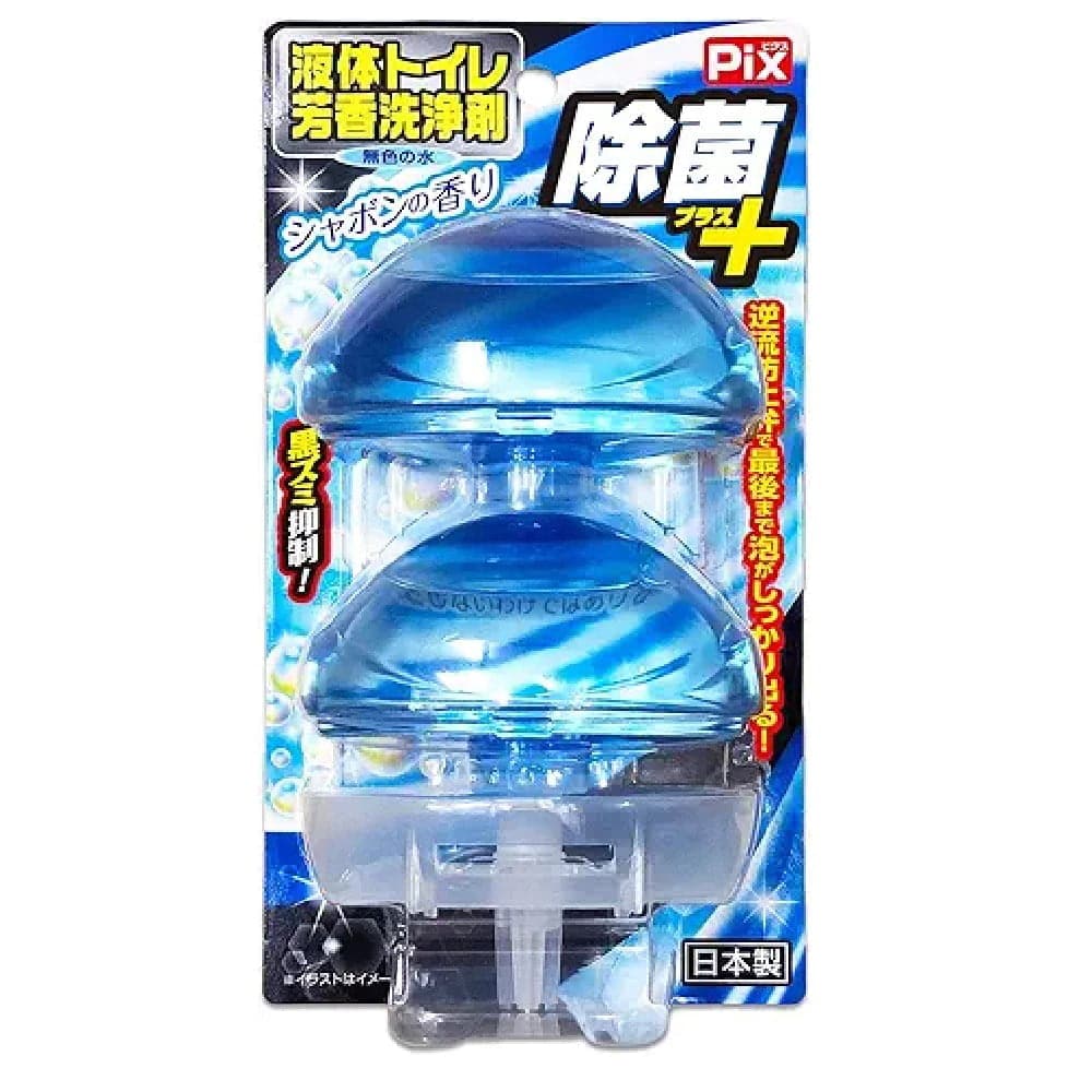 ピクス 【3個セット】ピクス除菌液体トイレオンタンク2個入り シャボンの香り