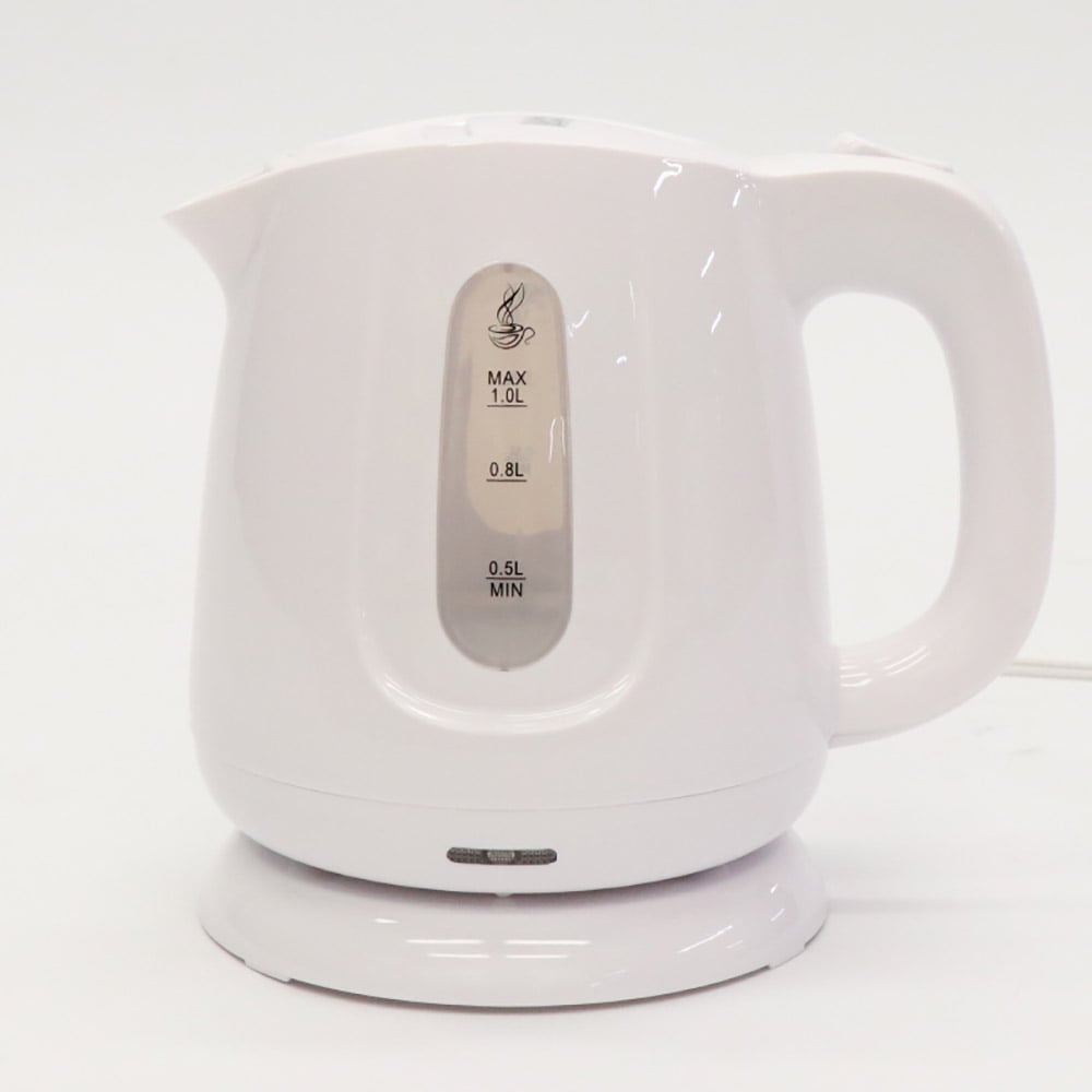 コードレス電気ケトル 1.0L HKM-100WH ホワイト