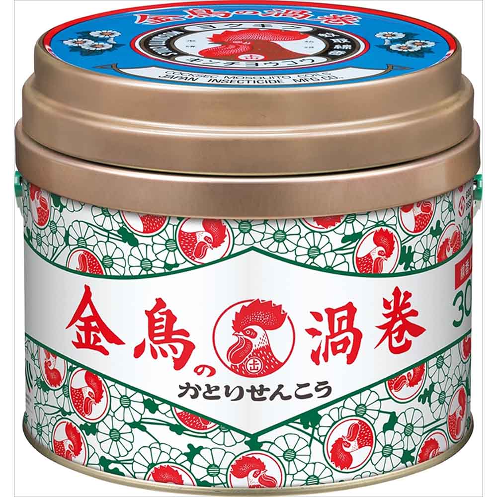 金鳥の渦巻 【3個セット】金鳥の渦巻V 30巻 缶 73388