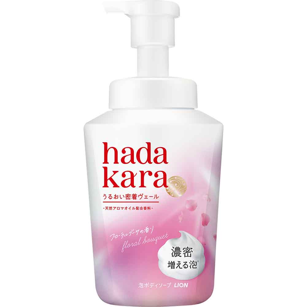 ハダカラ ハダカラモイストボディケアソープ泡タイプ本体540ｍL フローラルブーケの香り