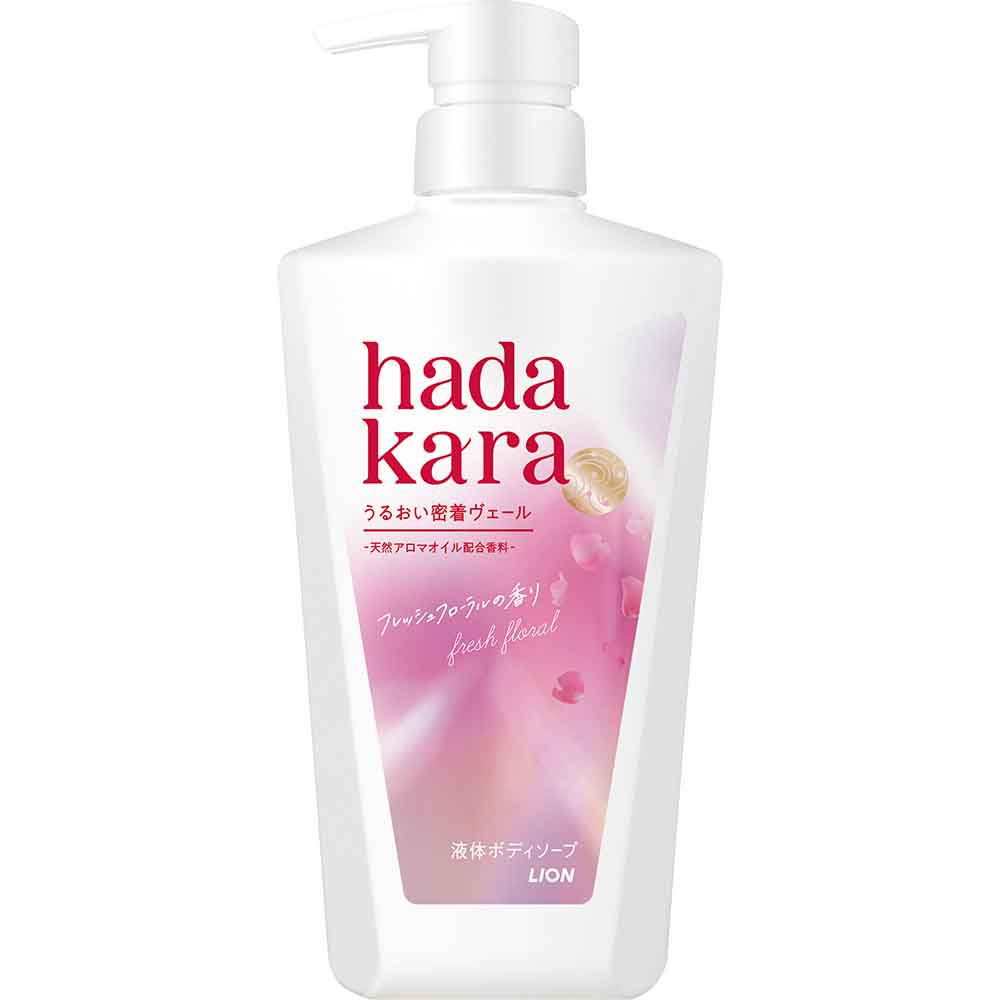 ハダカラ ハダカラモイストボディケアソープ液体タイプ本体480ｍL フレッシュフローラルの香り