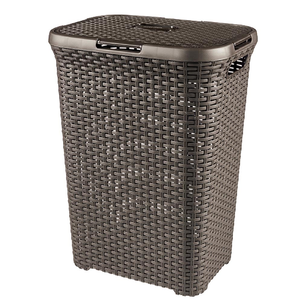 Style（スタイル） ランドリーふた付きバスケット60L CV-053 ブラウン