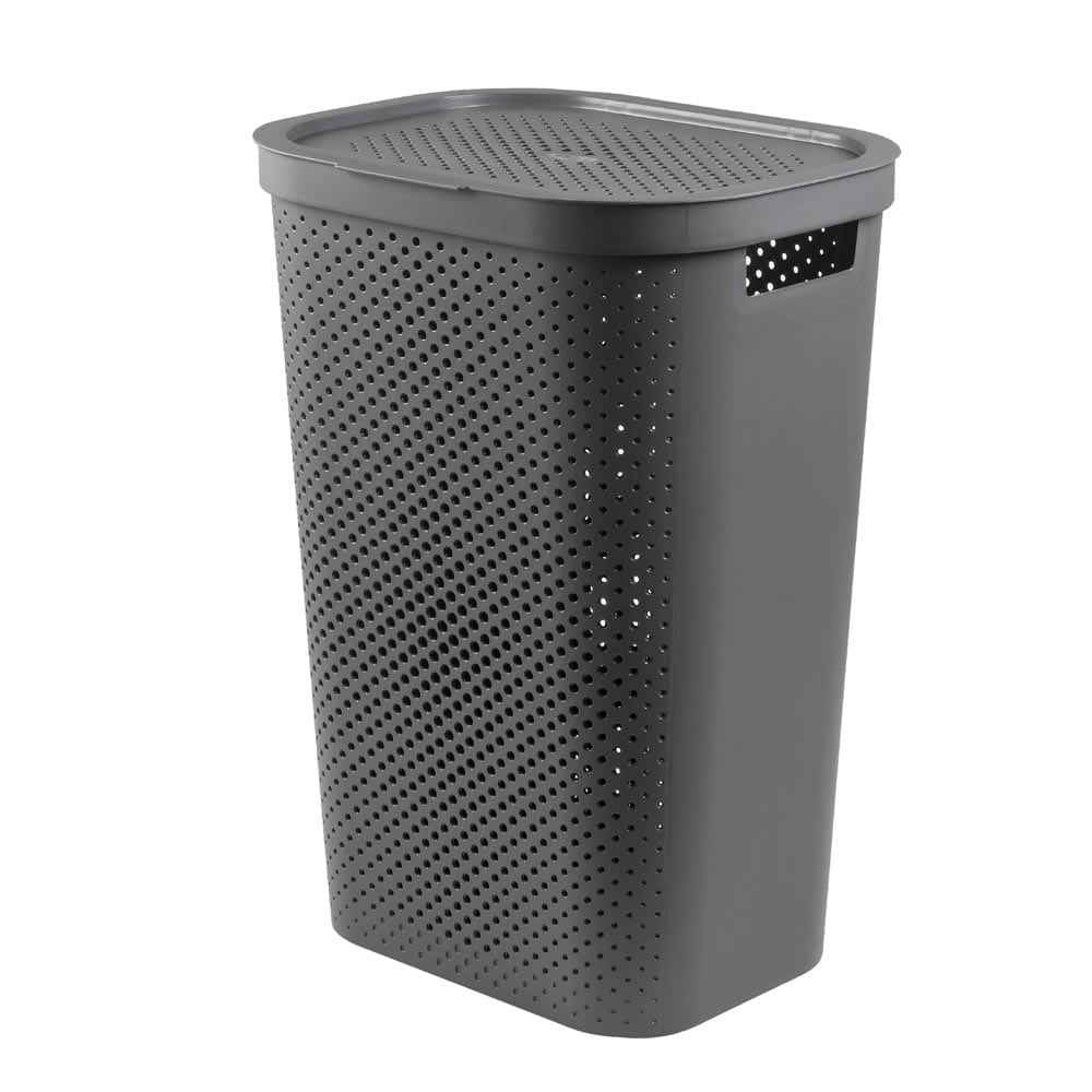 Infinity（インフィニティ） ふた付きバスケット60L CV-076 ダークグレー