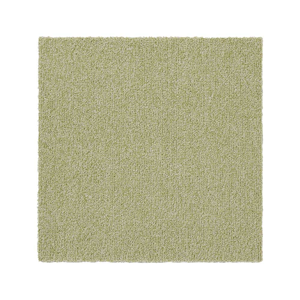 RUGRUG 家庭用タイルカーペット ソフトフィール 131-40957 ライトグリーン【時間指定不可】【代引不可】【同梱不可】
