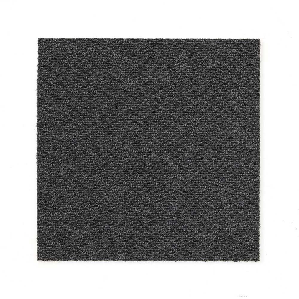 RUGRUG 家庭用タイルカーペット フローループ 132-86897 ブラック【時間指定不可】【代引不可】【同梱不可】