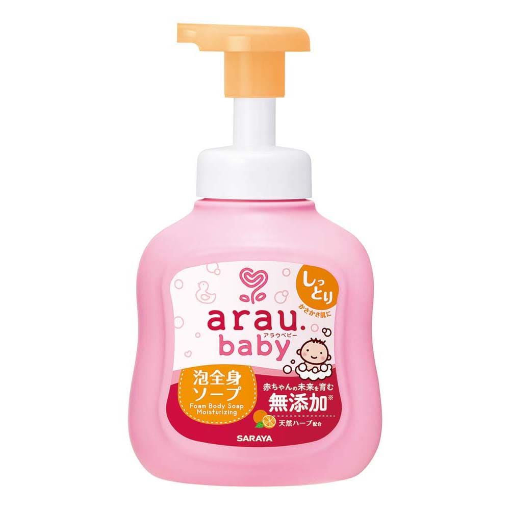 サラヤ アラウ.ベビー 泡全身ソープ しっとり 450ml