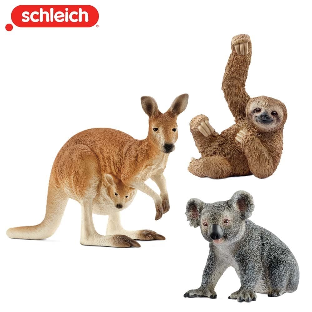 シュライヒ ワイルドライフ カンガルー・コアラ・ナマケモノ