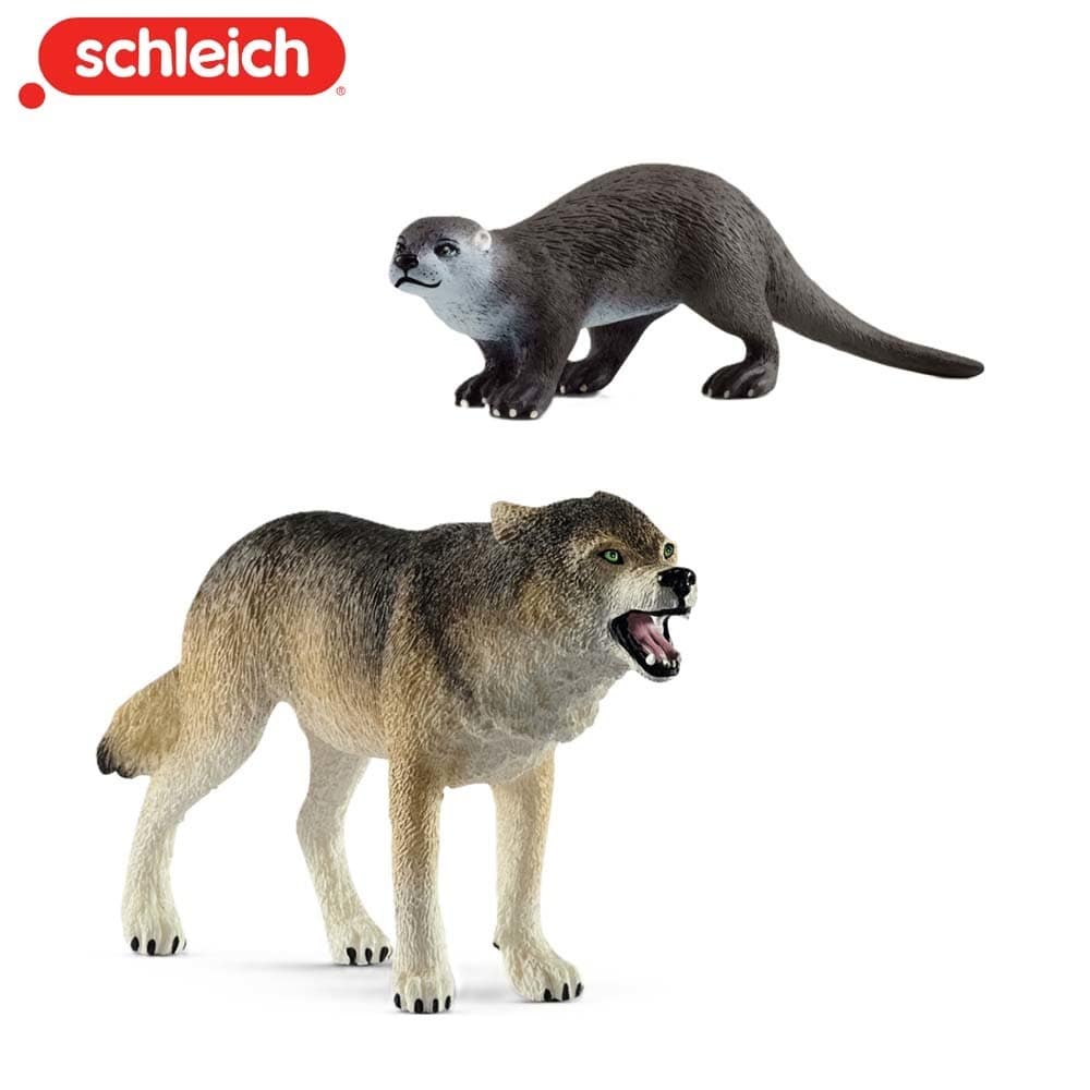 シュライヒ ワイルドライフ オオカミ・カワウソ