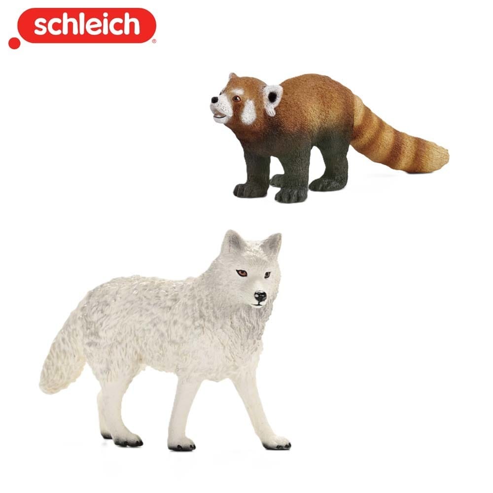 シュライヒ ワイルドライフ レッサーパンダ・ホッキョクオオカミ
