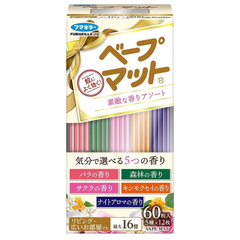 ベープ ベープマット素敵な香りアソート 60枚