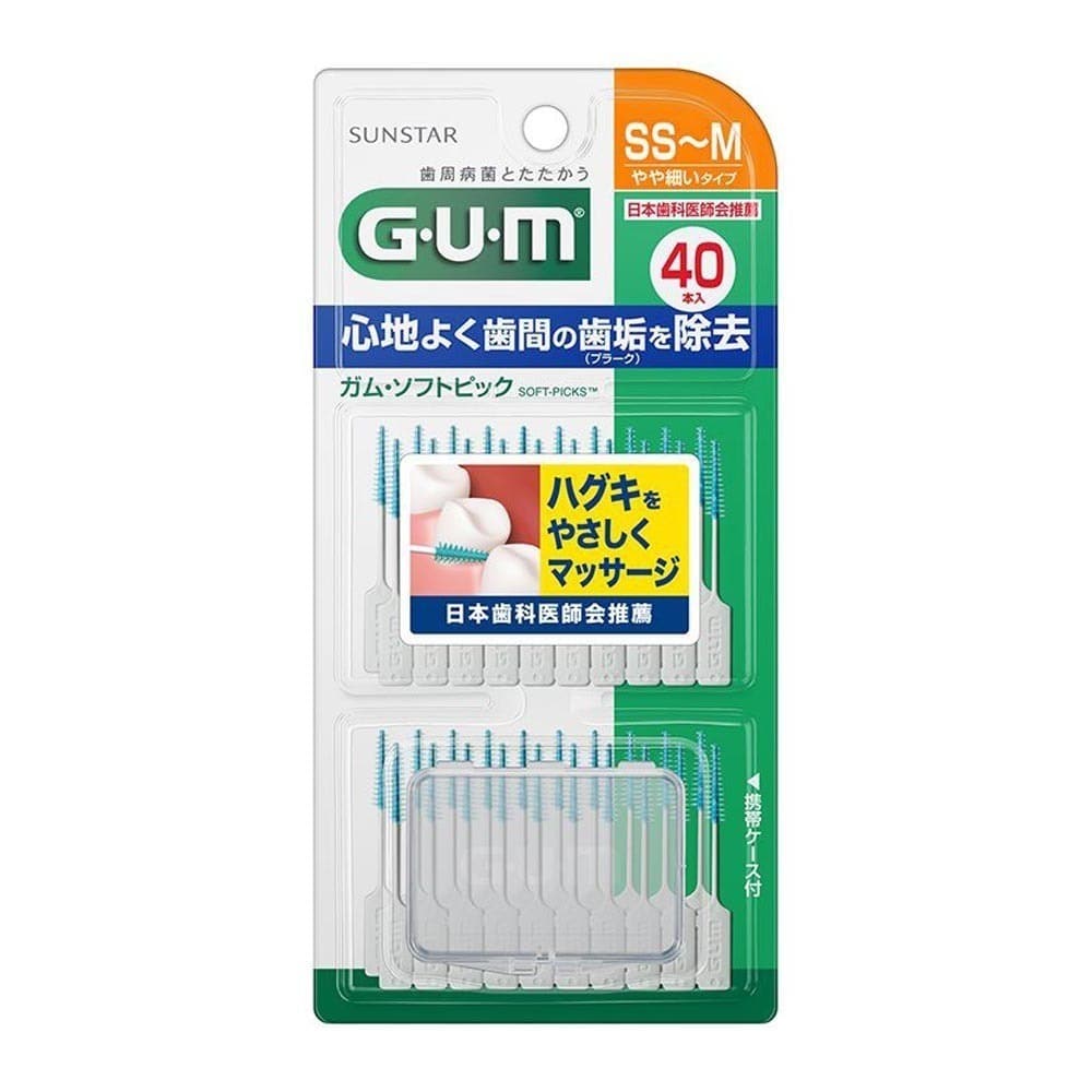 GUM 【3個セット】GUM ソフトピック 40本入 SS～M