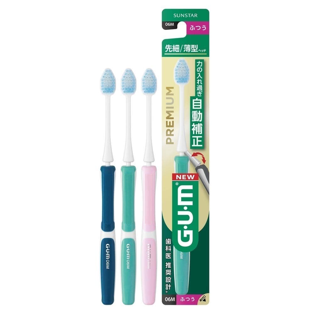 GUM 【12本セット】GUMプレミアムデンタルブラシ 1本 ＃06M