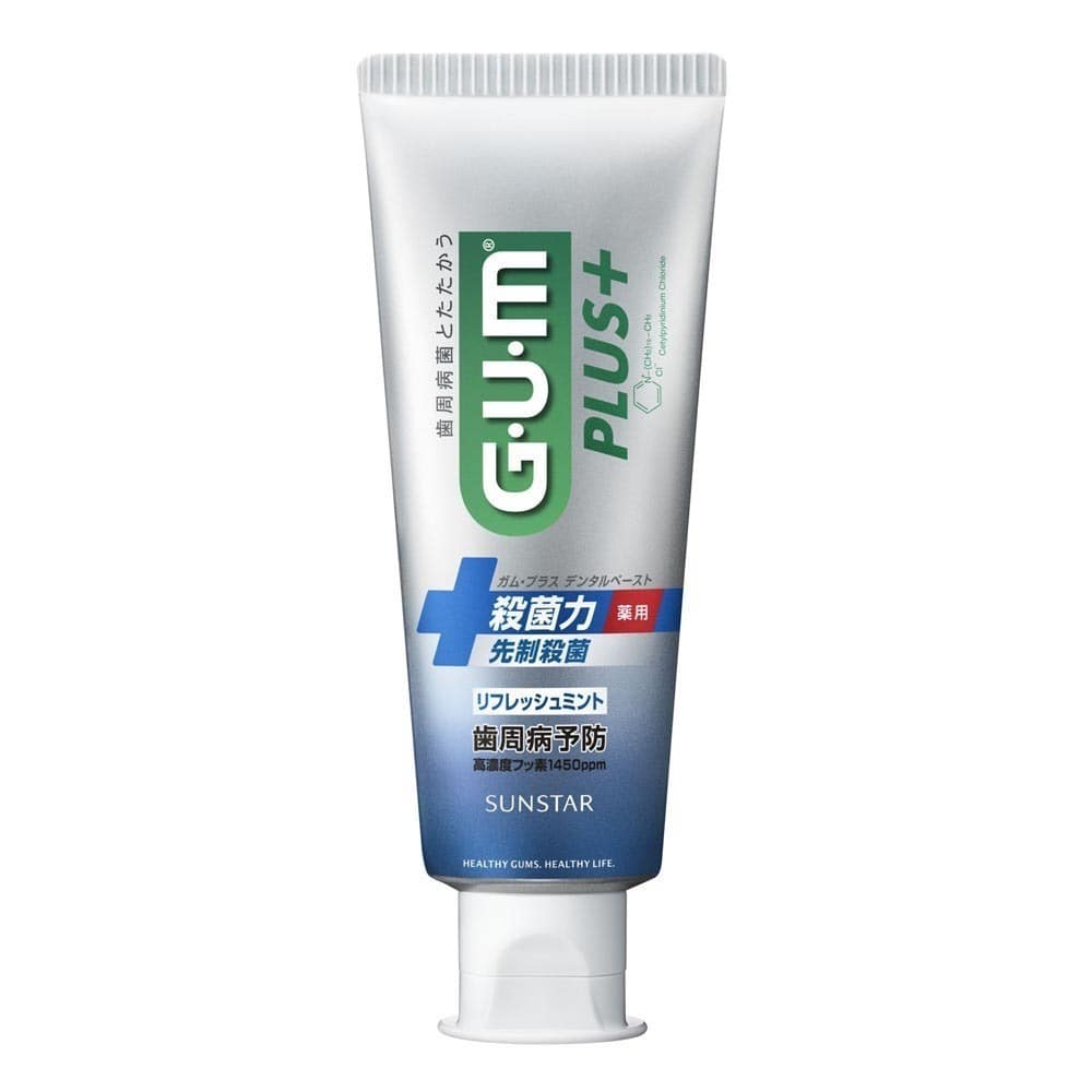 GUM 【3個セット】GUMプラス デンタルペースト 120g リフレッシュミント