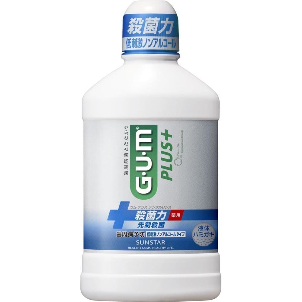 GUM GUM プラスデンタルリンス450ml 低刺激ノンアルコールタイプ
