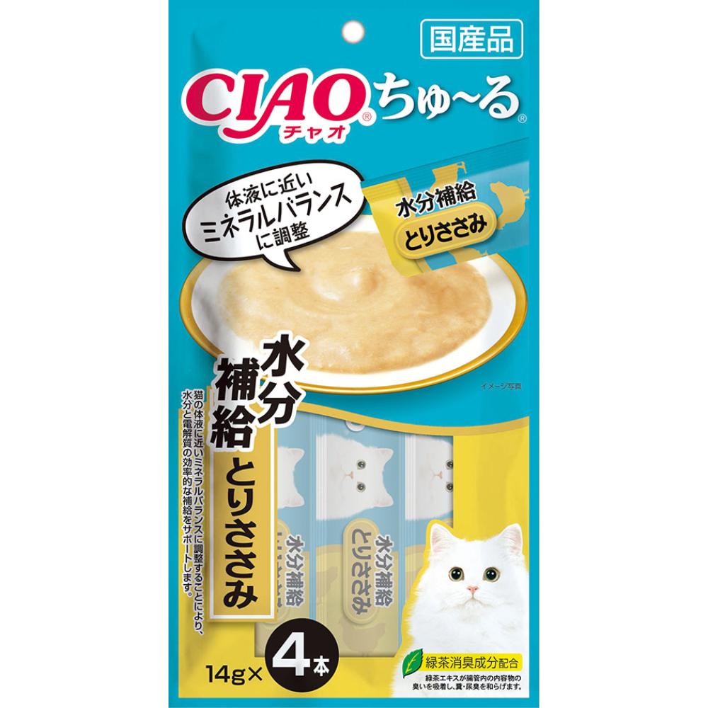 CIAO ちゅ～る 水分補給 14g×4本 SC-180 とりささみ