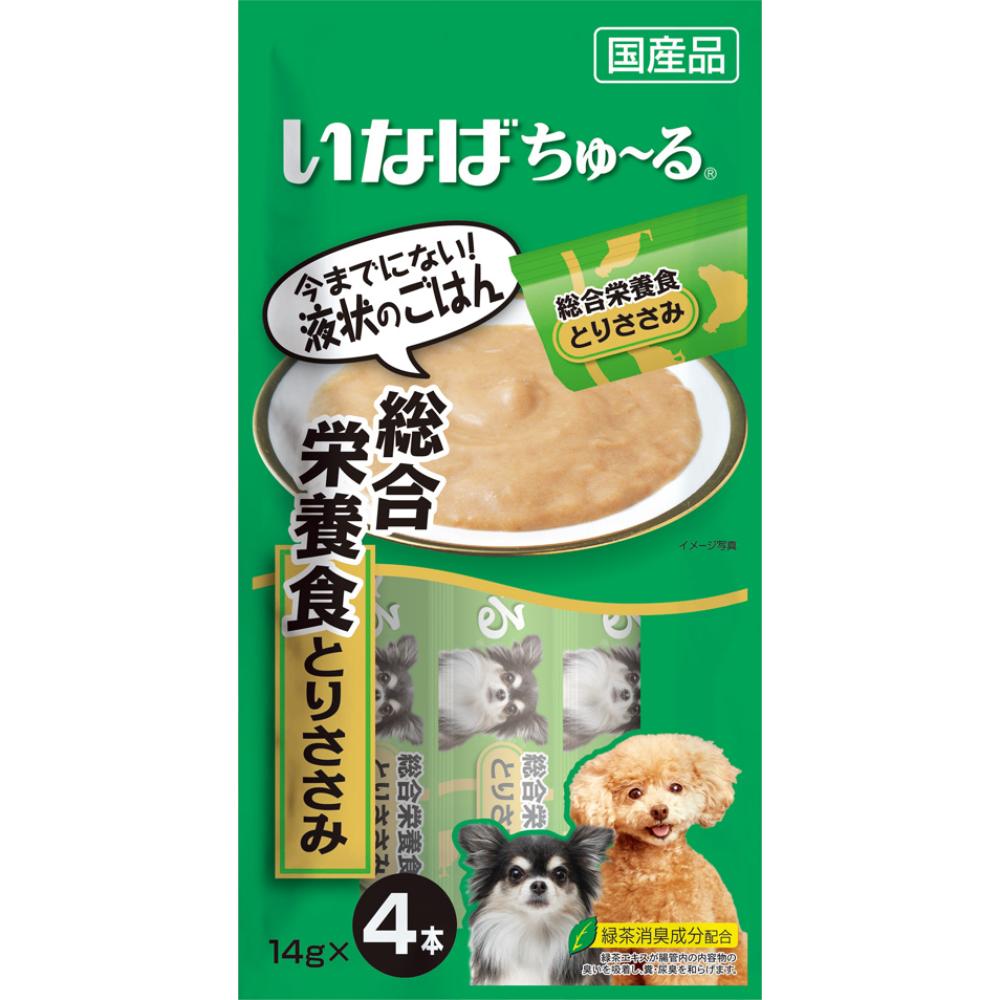 いなば ちゅ～る 総合栄養食 14g×4本 D-105 とりささみ