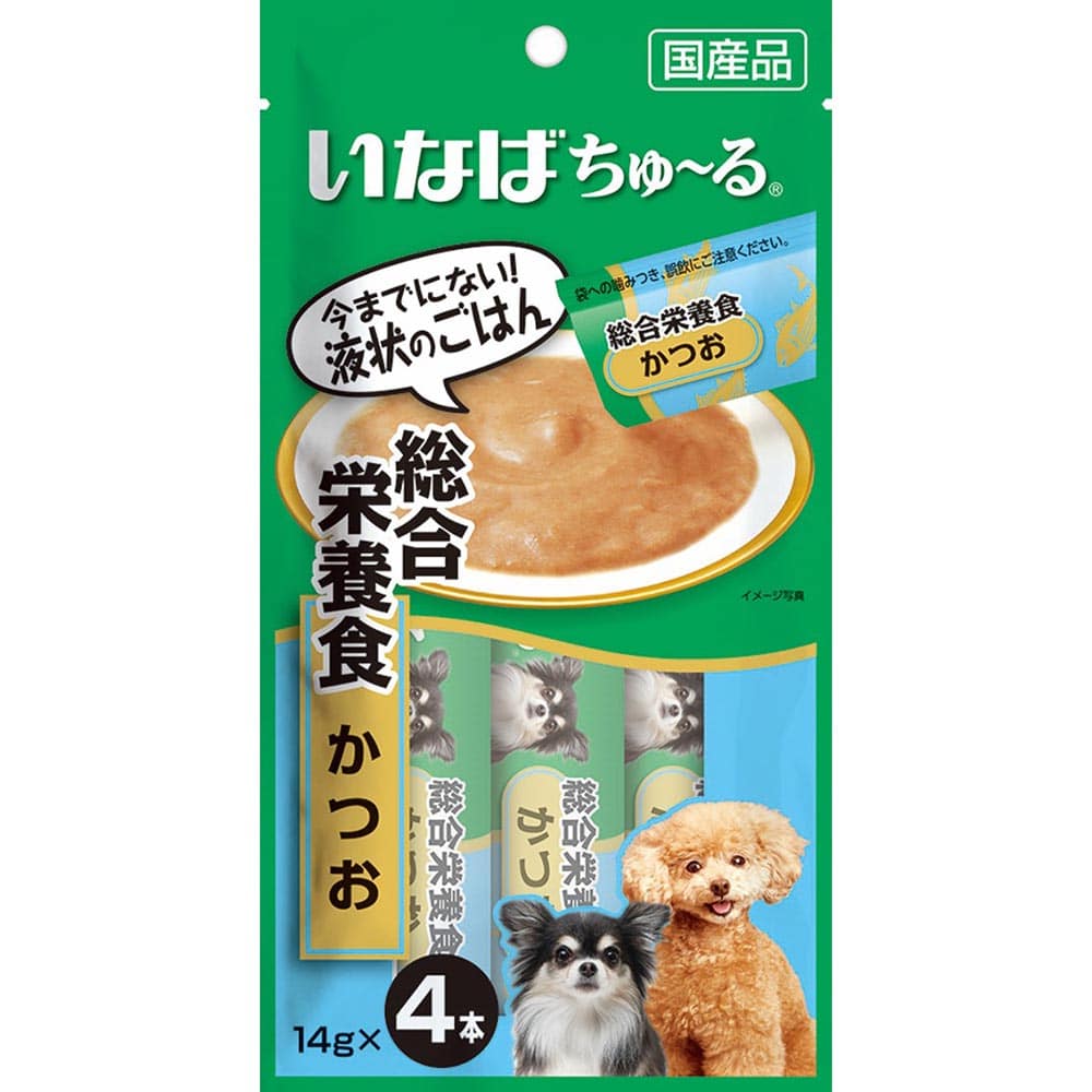 いなば ちゅ～る 総合栄養食 14g×4本 DS-215 かつお