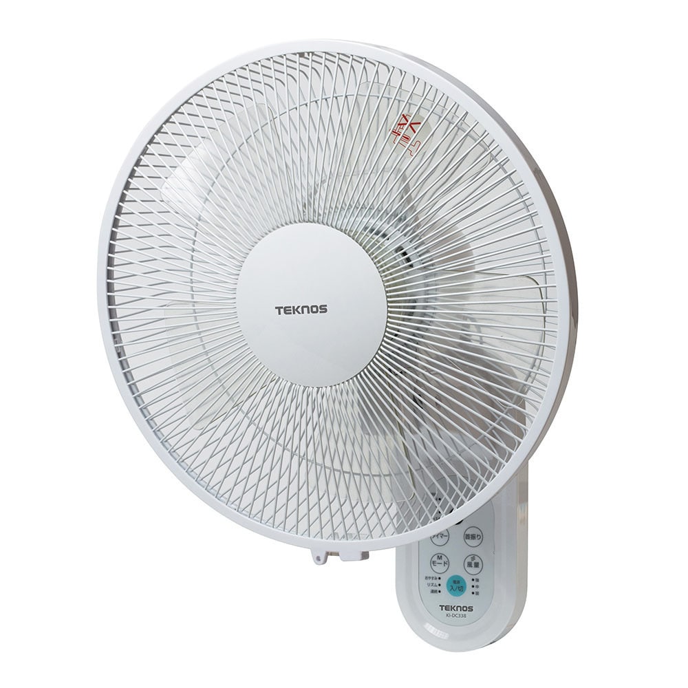 TEKNOS 30cmDCフルリモコン壁掛け扇