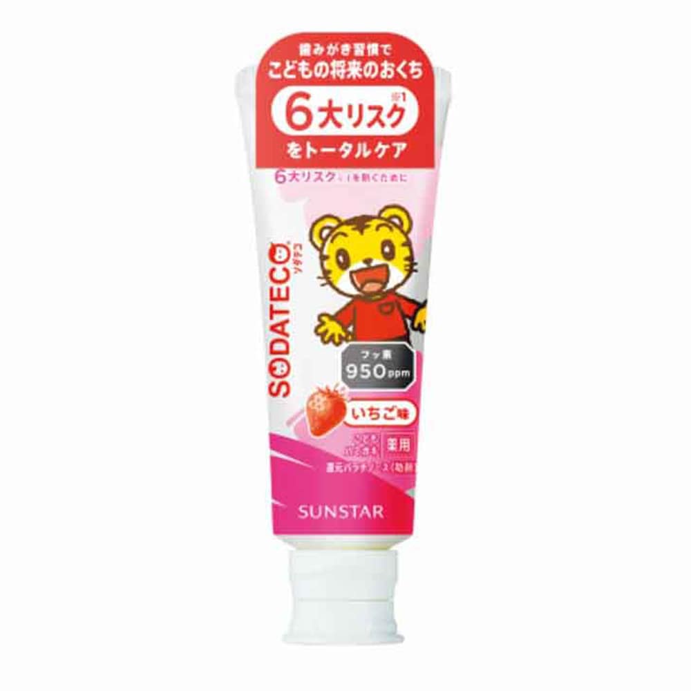 【3個セット】SODATECO ソダテコこどもハミガキ 70g 25306 いちご