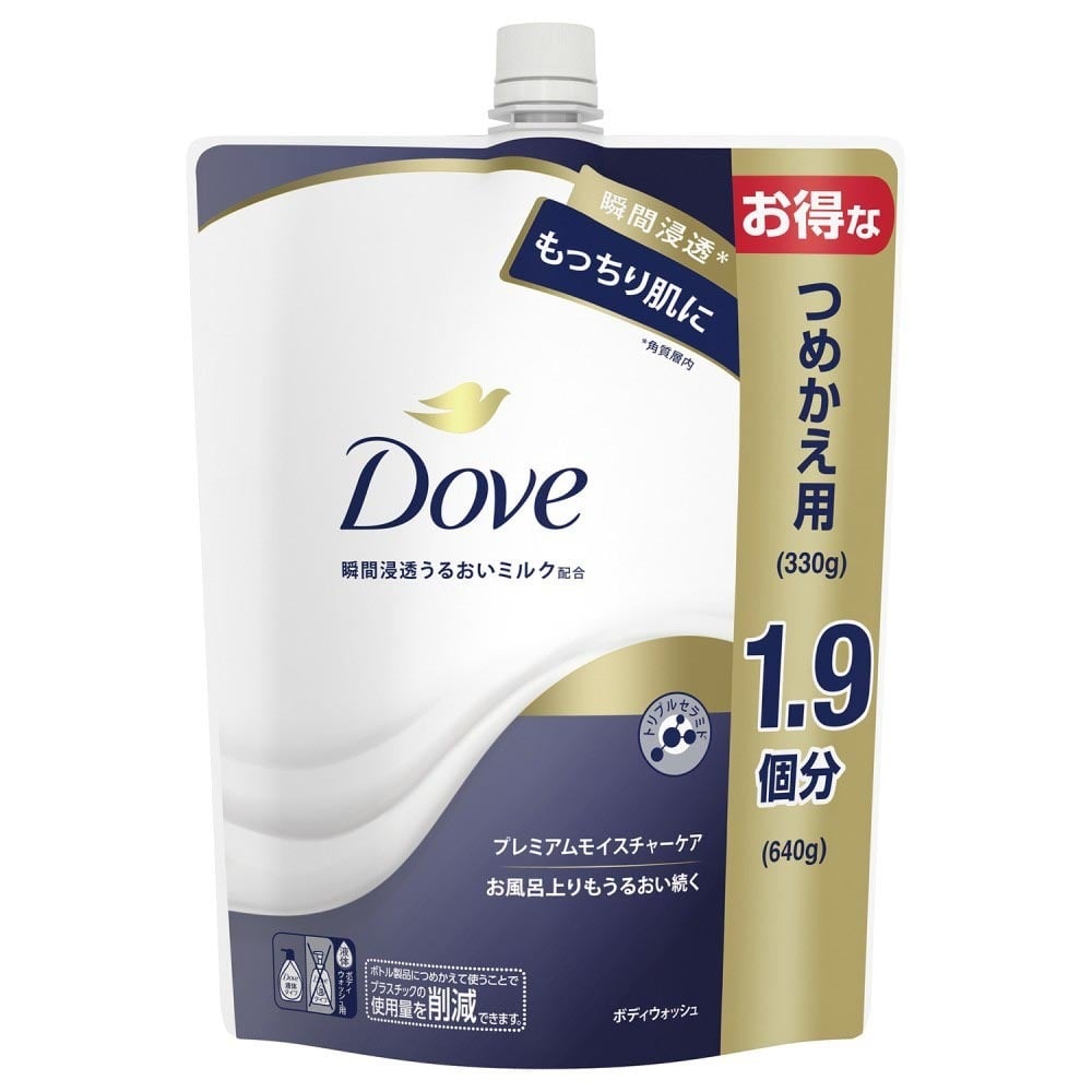 ダヴ ダヴ ボディウォッシュ 詰め替え用 640g プレミアム モイスチャーケア