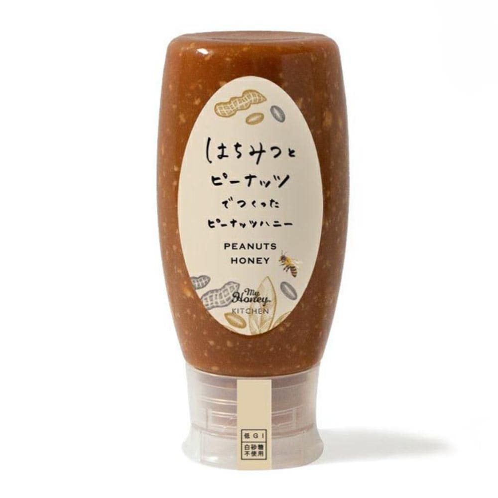 MY HONEY はちみつとピーナッツでつくったピーナッツハニー420g 【時間指定不可】【代引不可】【同梱不可】