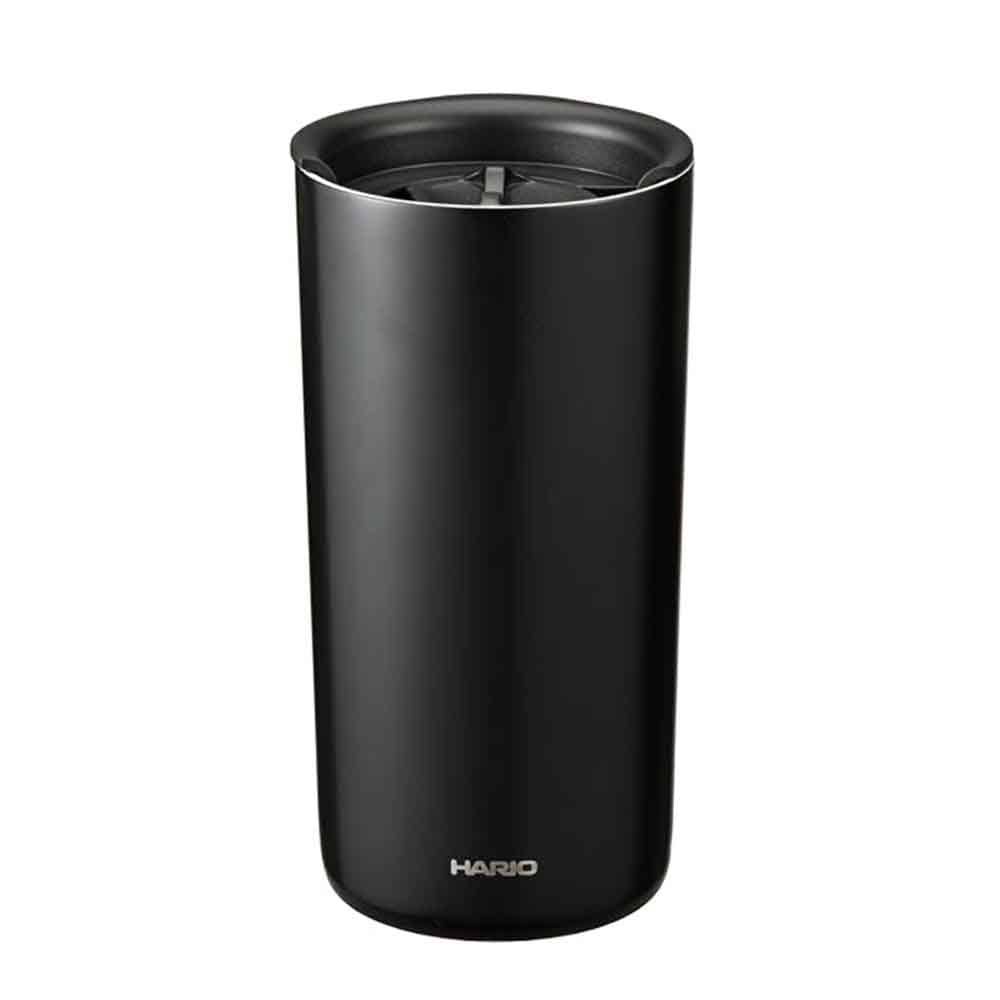 HARIO セラミックコーティング 真空二重タンブラー 350ml CTF-350-B ブラック