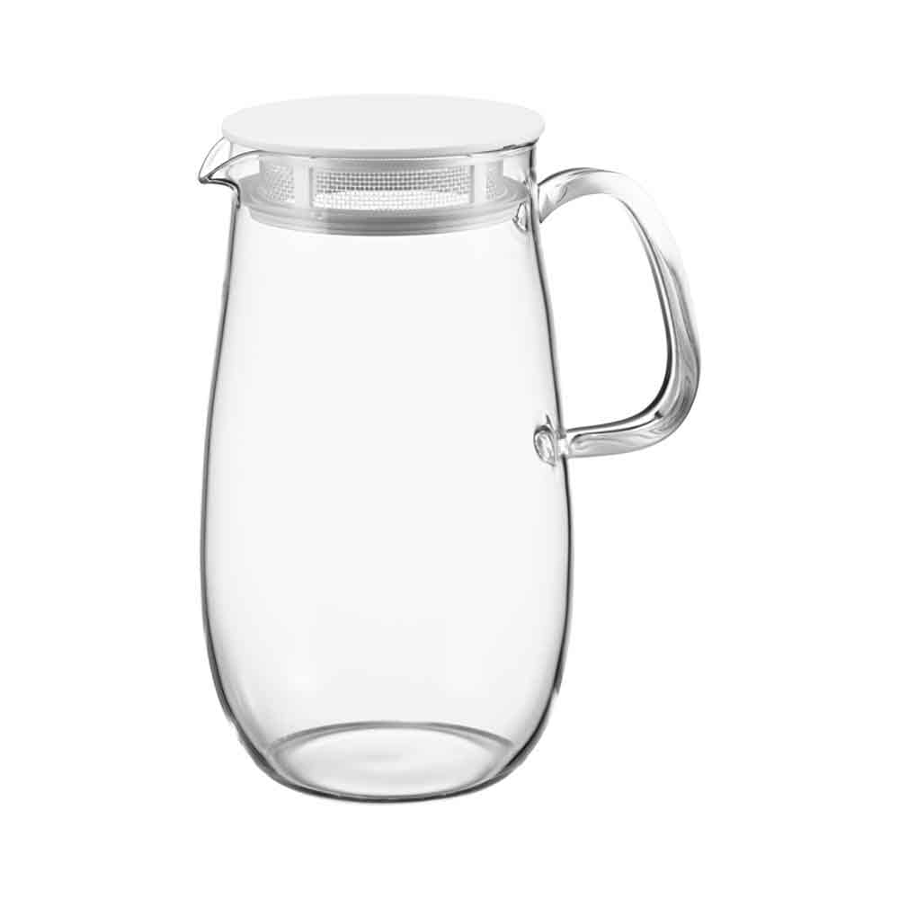 HARIO レンジでかんたん麦茶ポット むぎちゃん 1.0L XMP-1000-W ホワイト