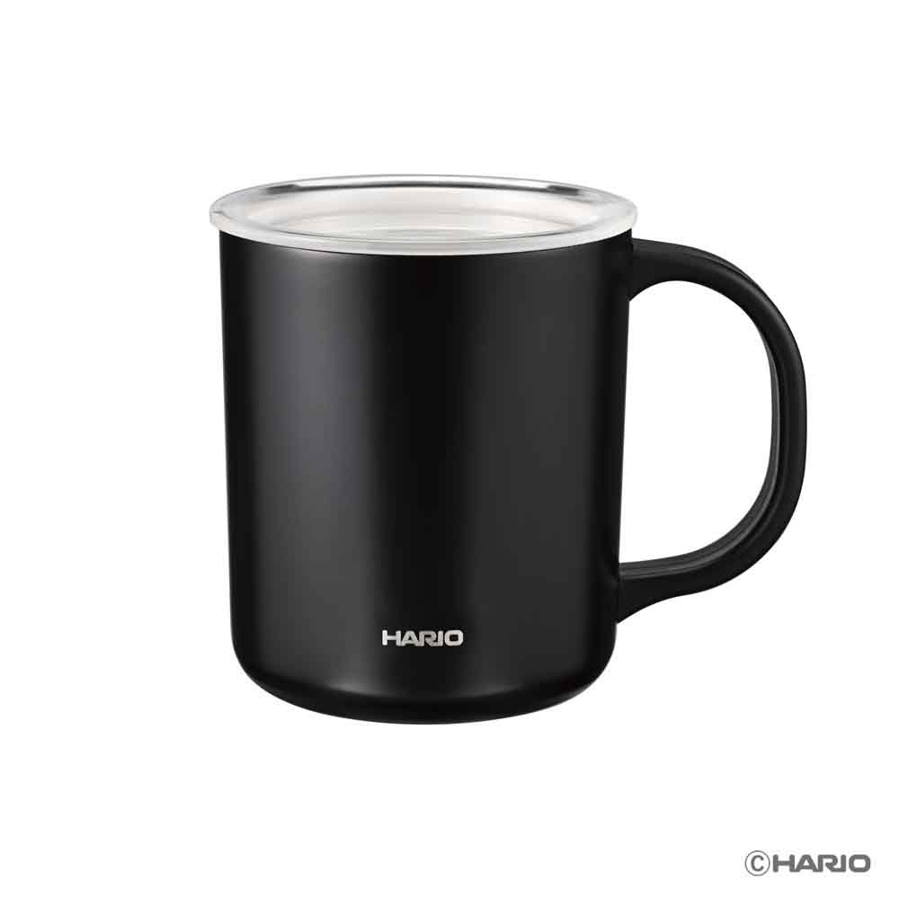 HARIO セラミック 真空二重保温マグ 470ml CMG-470-B ブラック