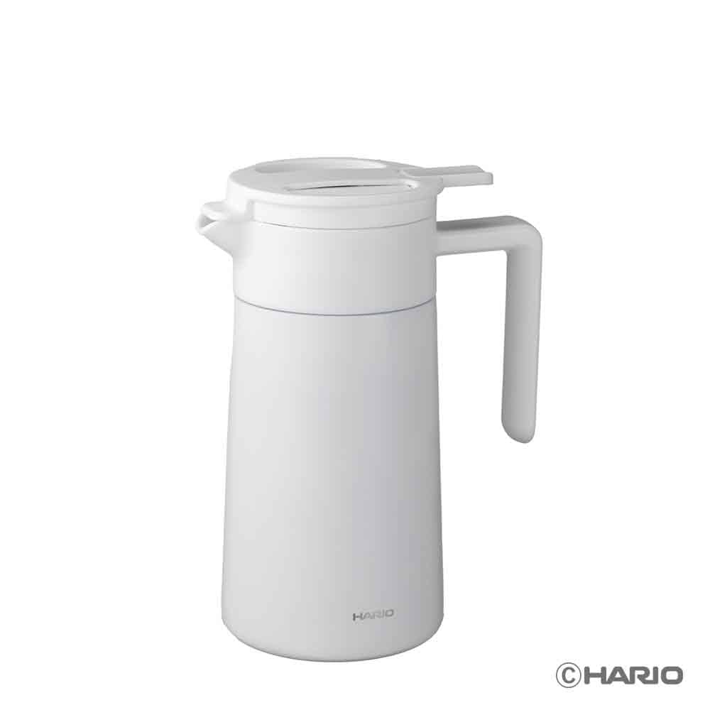 HARIO セラミック 真空二重保温ポット 600ml CHP-600-W ホワイト