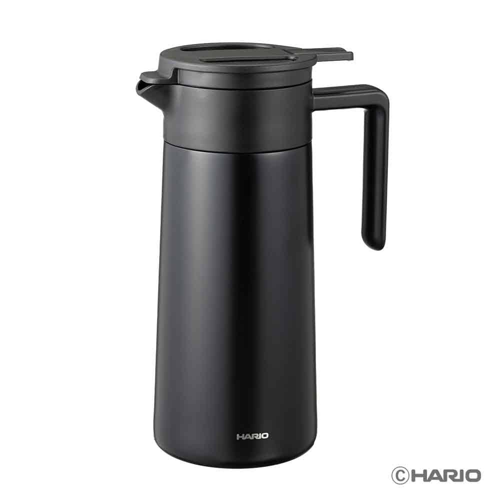 HARIO セラミック 真空二重保温ポット 800ml CHP-800-B ブラック