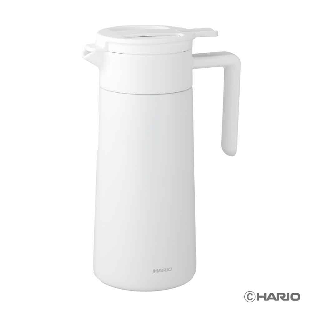 HARIO セラミック 真空二重保温ポット 800ml CHP-800-W ホワイト