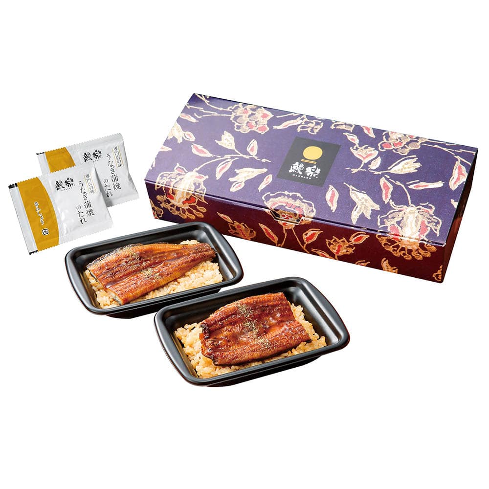 鰻楽 国産うなぎ蒲焼重 QU190-2 【時間指定不可】【代引不可】【同梱不可】