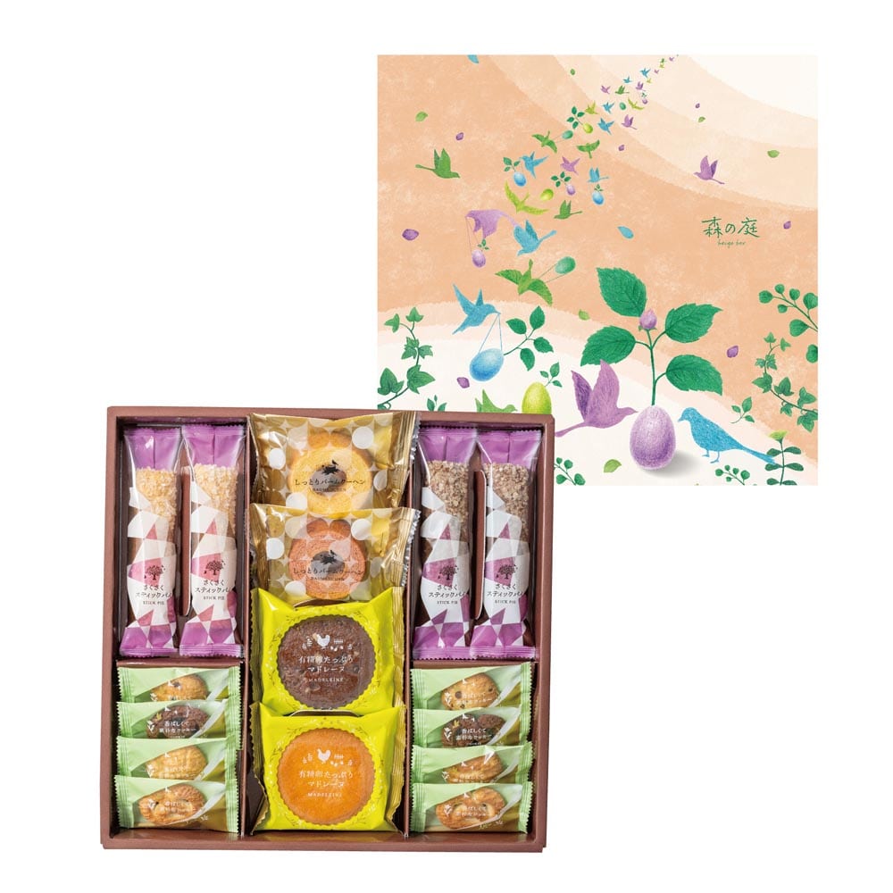 森の庭 焼き菓子アソート 芽吹き 16個入 MRM-03A 【時間指定不可】【代引不可】【同梱不可】
