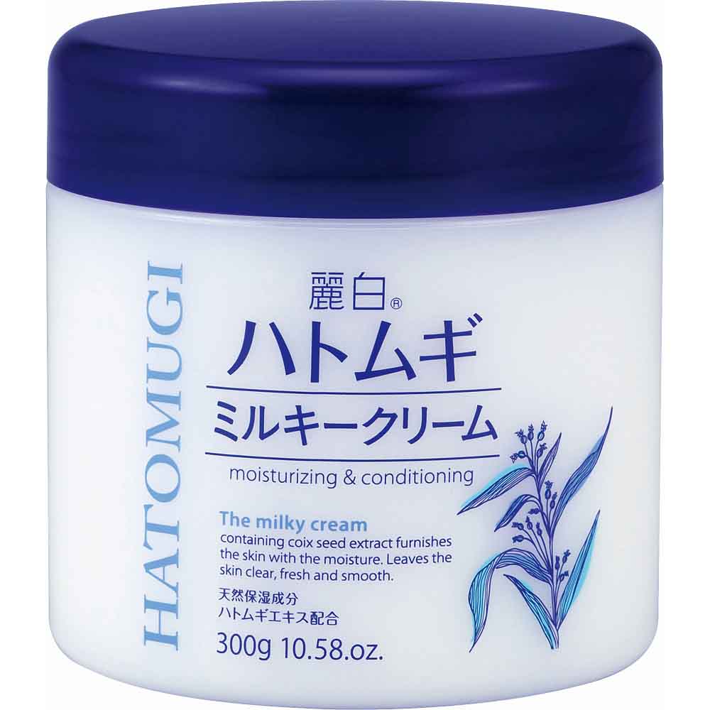【3個セット】麗白 ハトムギ ミルキークリーム 300g