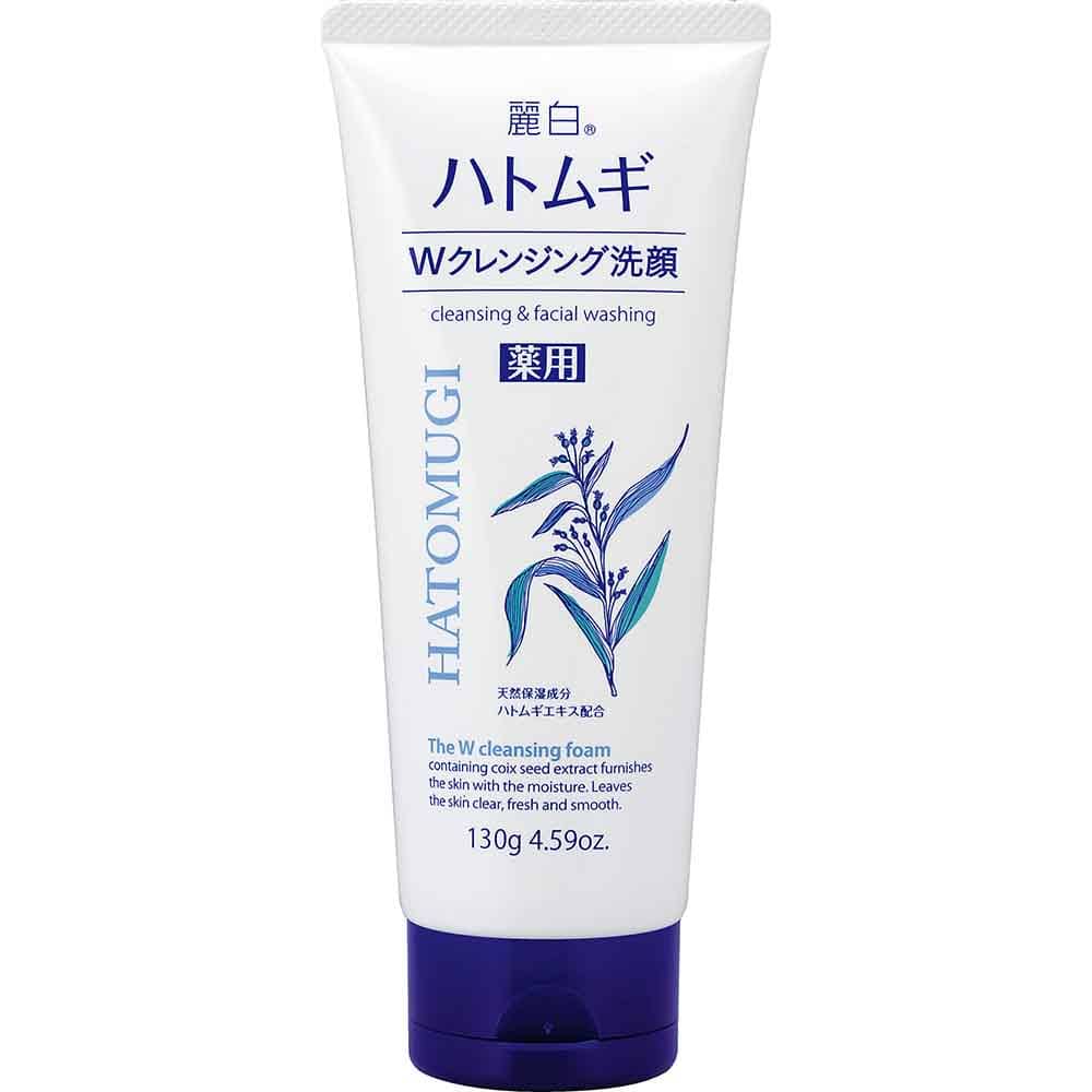 【2個セット】麗白 ハトムギ 薬用Ｗクレンジングフォーム 130g