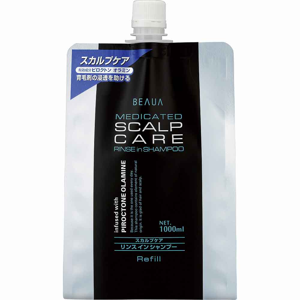 【3個セット】ビューア 薬用スカルプケア リンスインシャンプー 詰替 大容量 1000ml