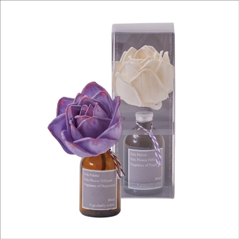 SP ソラフラワーディフューザー 80ml 202-04-003 パープルリネン