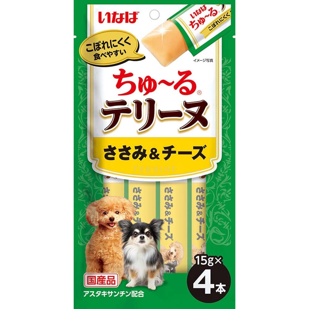 いなば ちゅ～るテリーヌ とりささみ 15g×4本 DS-476 ささみ＆チーズ味