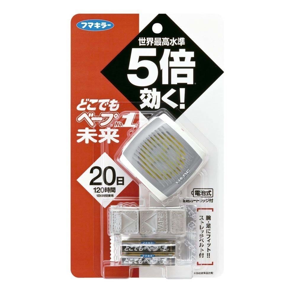 どこでもベープ未来 どこでもベープNo.1未来セット メタリックグレー 不快害虫用
