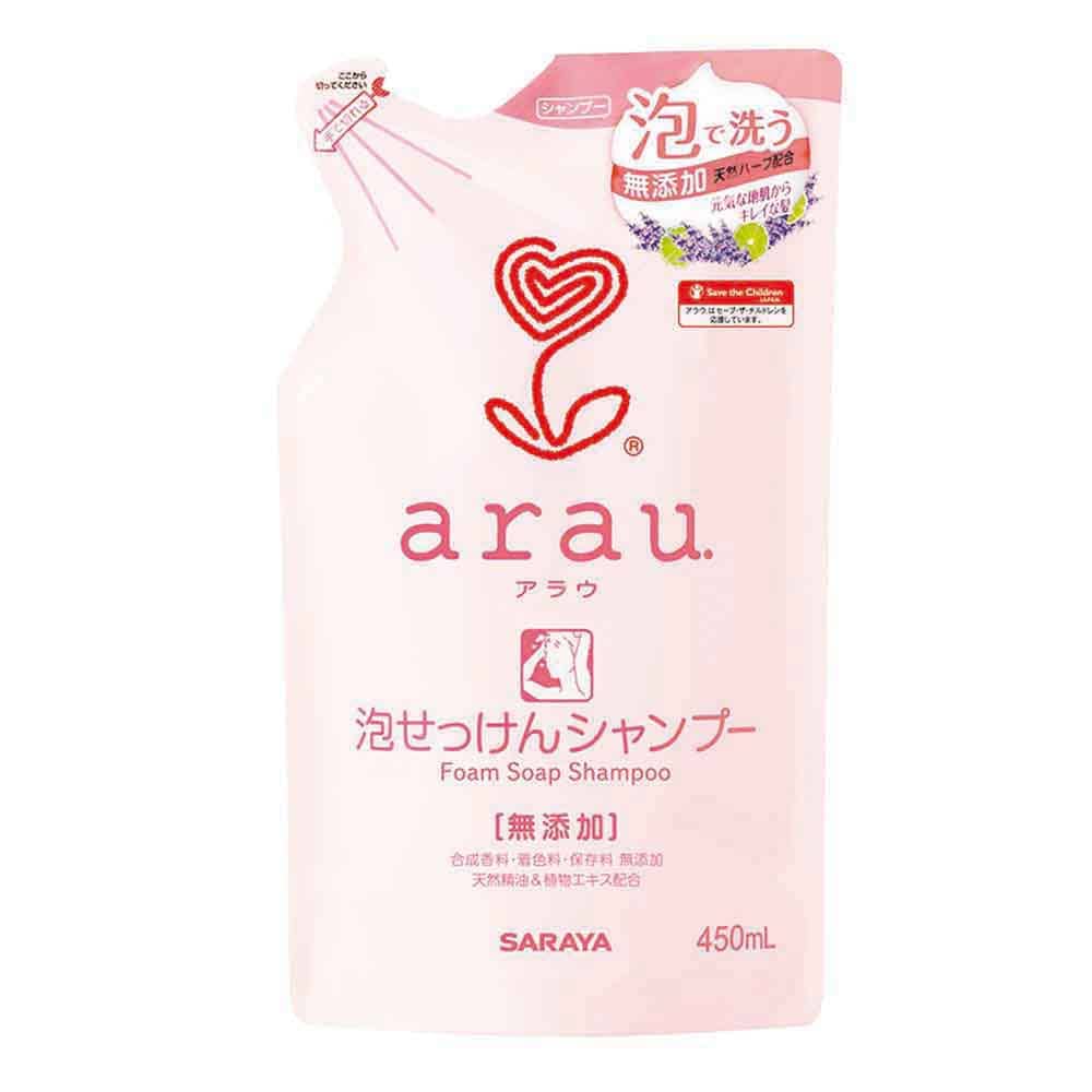アラウ. 　泡せっけんシャンプー　詰替用　450ml