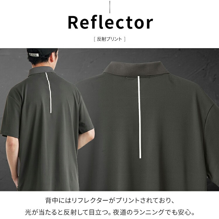 吸水速乾UVポロシャツ FC23200-CGM チャコールグレー Mサイズ Mサイズ/チャコールグレー