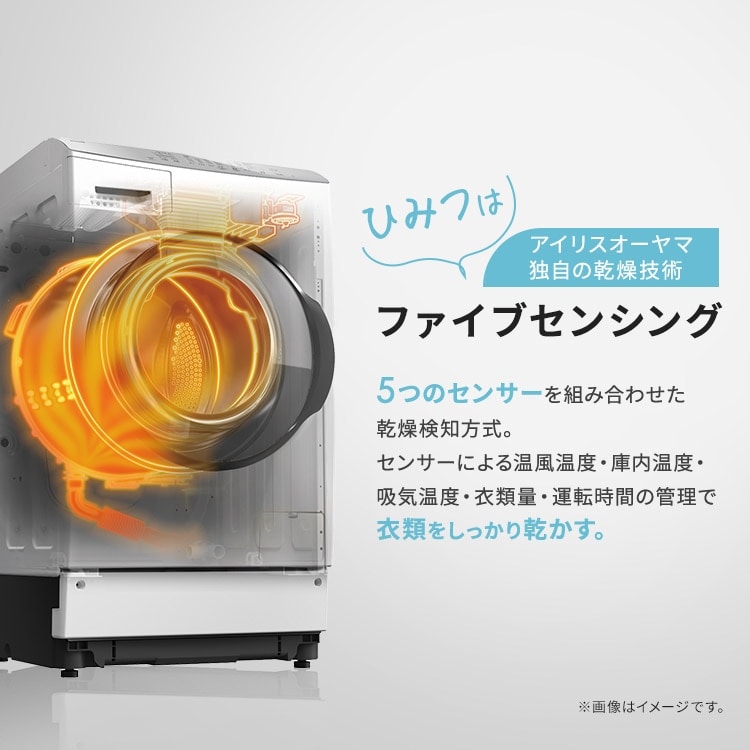 洗濯乾燥機 ドラム式 8.0kg 乾燥5.0kg CDK852-W(ホワイト/ロータイプ