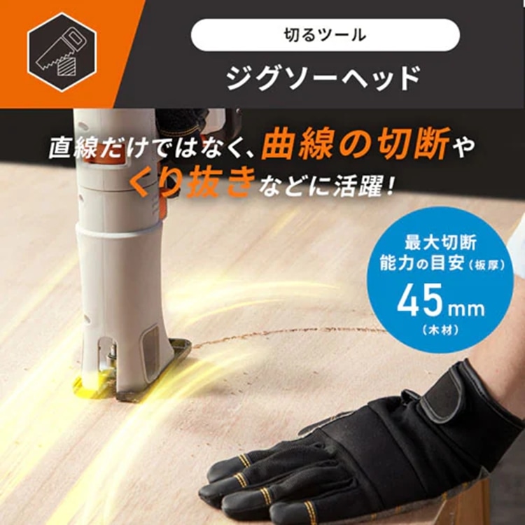 マルチギア ジグソーヘッド 10.8V JM10JG サンドベージュ