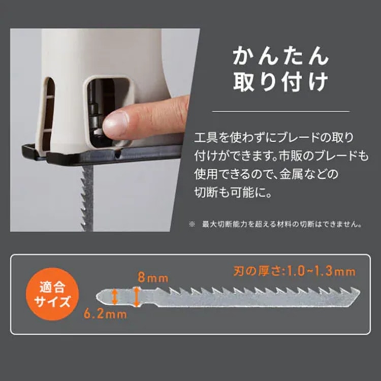 マルチギア ジグソーヘッド 10.8V JM10JG サンドベージュ