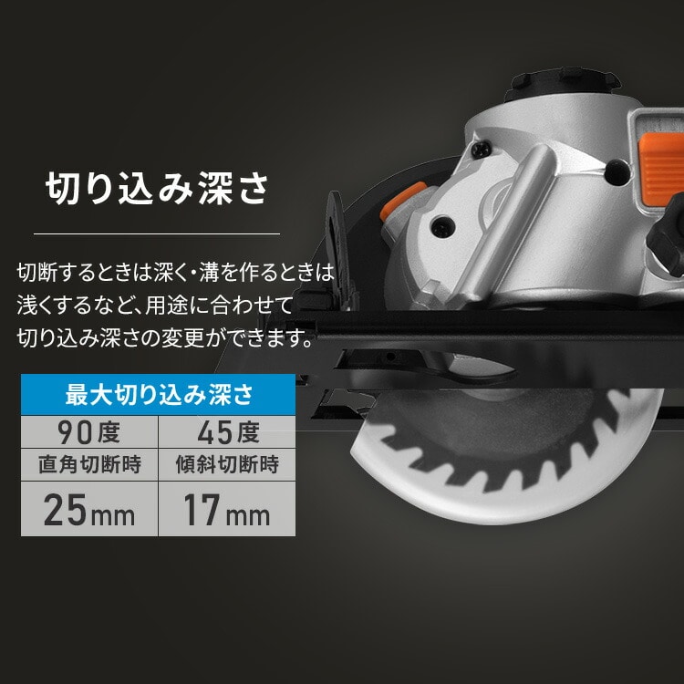 マルチギア 丸ノコヘッド 10.8V JM10CS ブラック